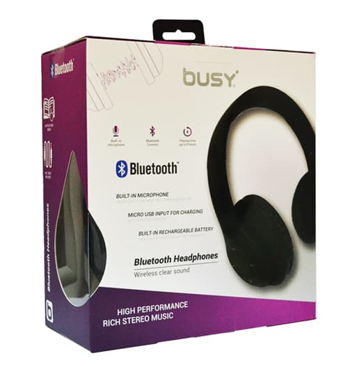 Bluetooth slusalice velike crne 51033