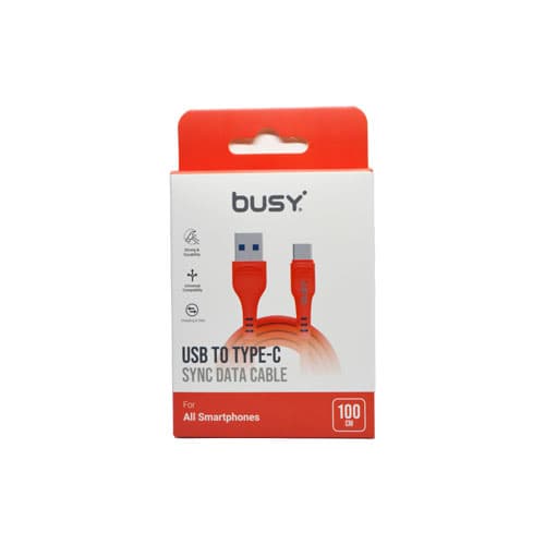 Busy kabal TIP C USB crveni-51071