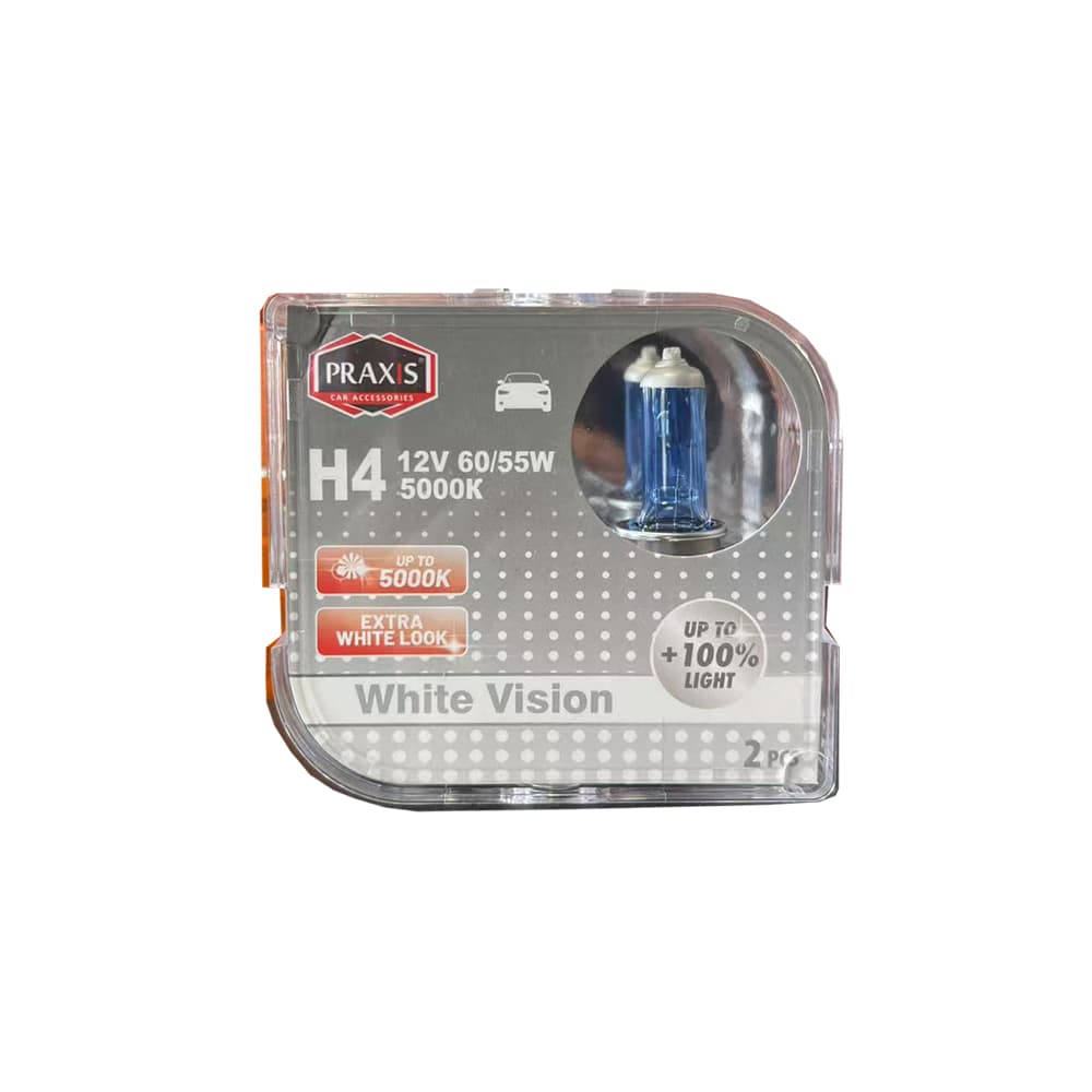 Sijalica halogena H4 12V 60/55v BL 2 kom PRAXIS - 52348