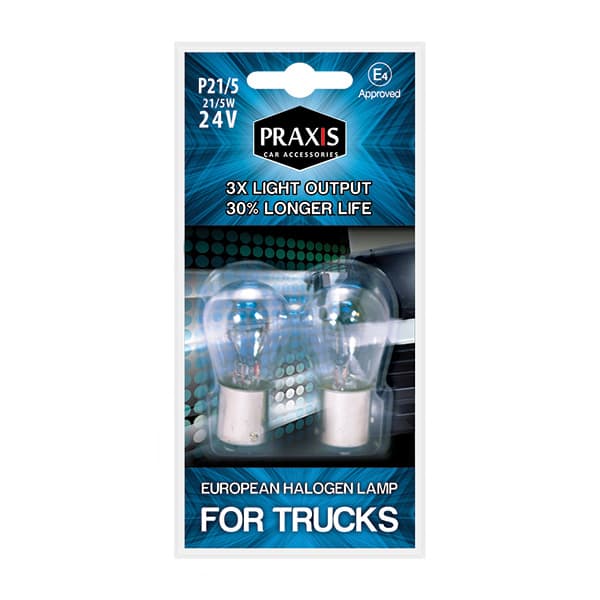 Sijalica pozicija stop 24V 21 5vv blis. PRAXIS  2 kom -  52404