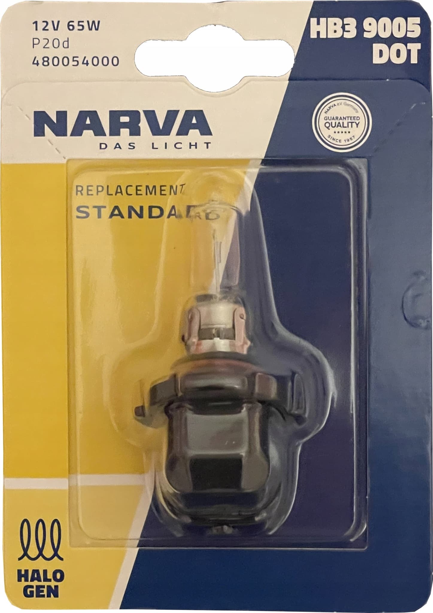 Sijalica Narva HB3 9005 12V 60W P20d B1