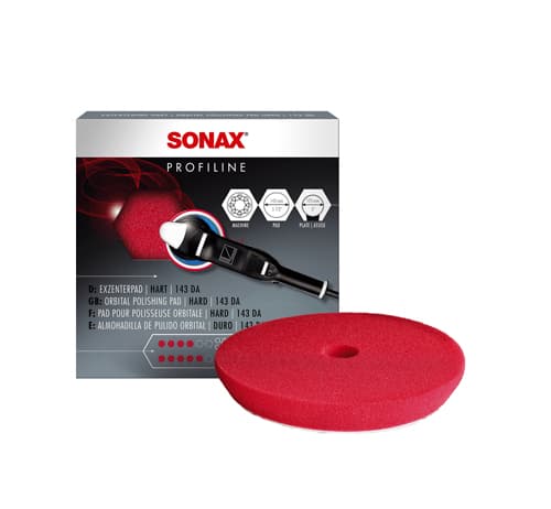 Sundjer za poliranje – crveni 143 Dual Action CutPad SONAX  - 493400